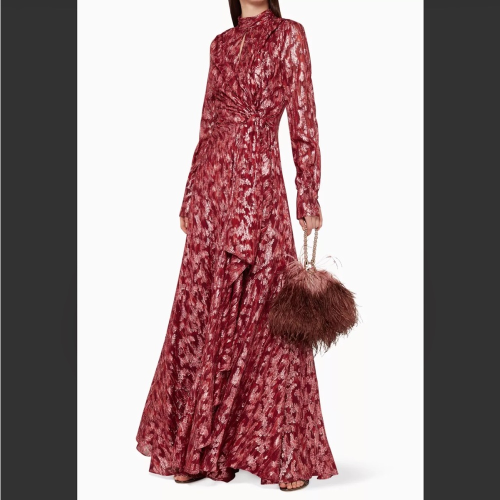 EUC JIMMY CHOO Callie Dégradé Ostrich Feather Clutch Bag $1,895 - Picture 5 of 16